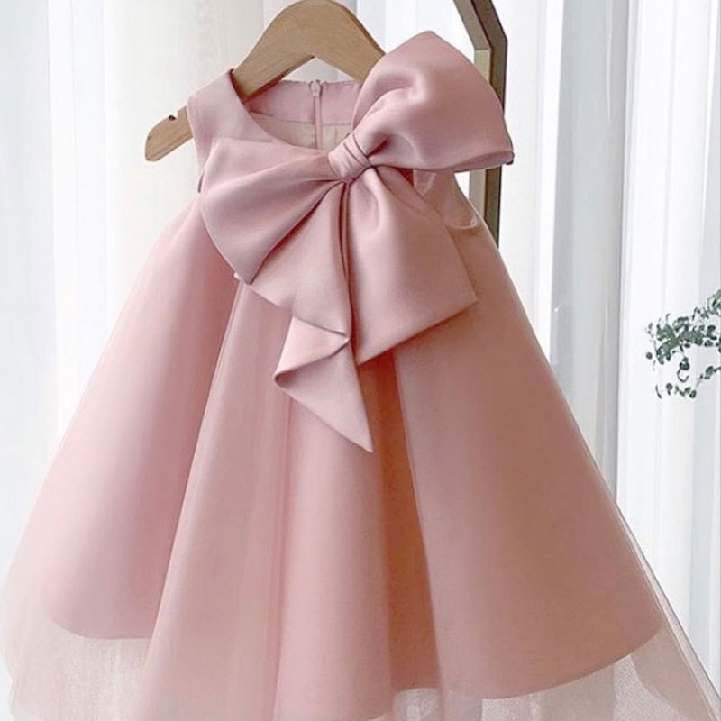 Baby Clothing Accessories - Summer Big Bow Baby Girl Dress
