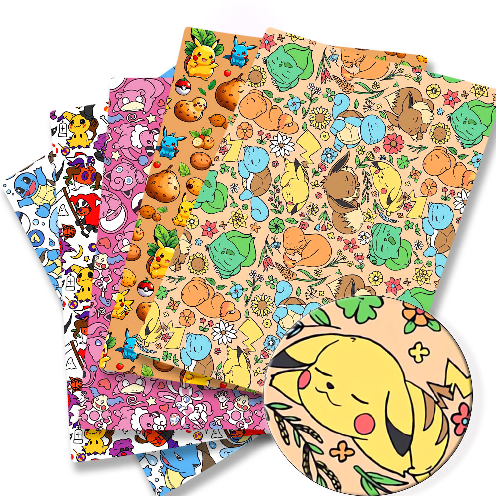 Baby Clothing Sewing - Pokemon Cartoon Fabric140*50cm Handmade Sewing Patchwork