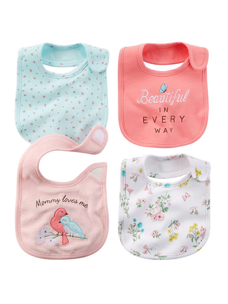 Baby Clothing For Boys - 100% Cotton Baby Bibs Waterproof Bandana