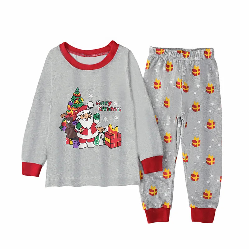 Gray Santa Claus Print Kids Pa - Baby Clothing For Boys review and price
