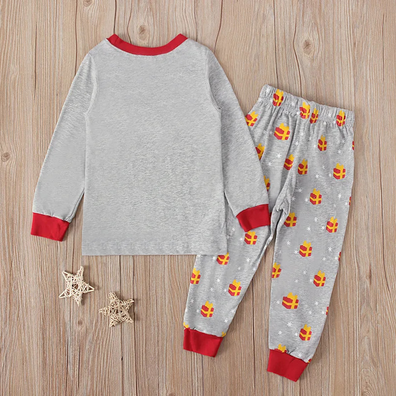 Gray Santa Claus Print Kids Pa - Baby Clothing For Boys review and price