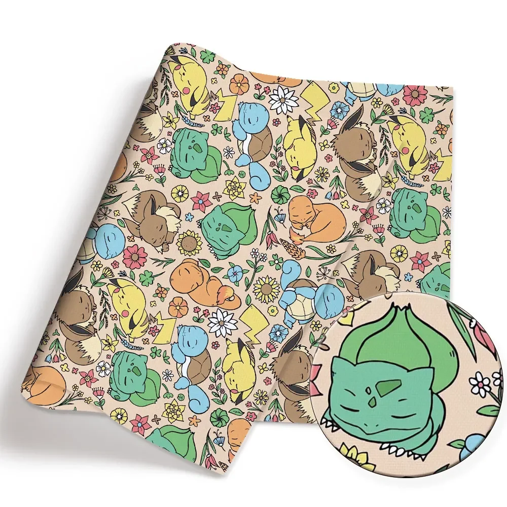 Pokemon Cartoon Fabric140*50cm - Baby Clothing Sewing review and price