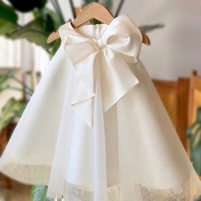 Summer Big Bow Baby Girl Dress - Baby Clothing Accessories review and price