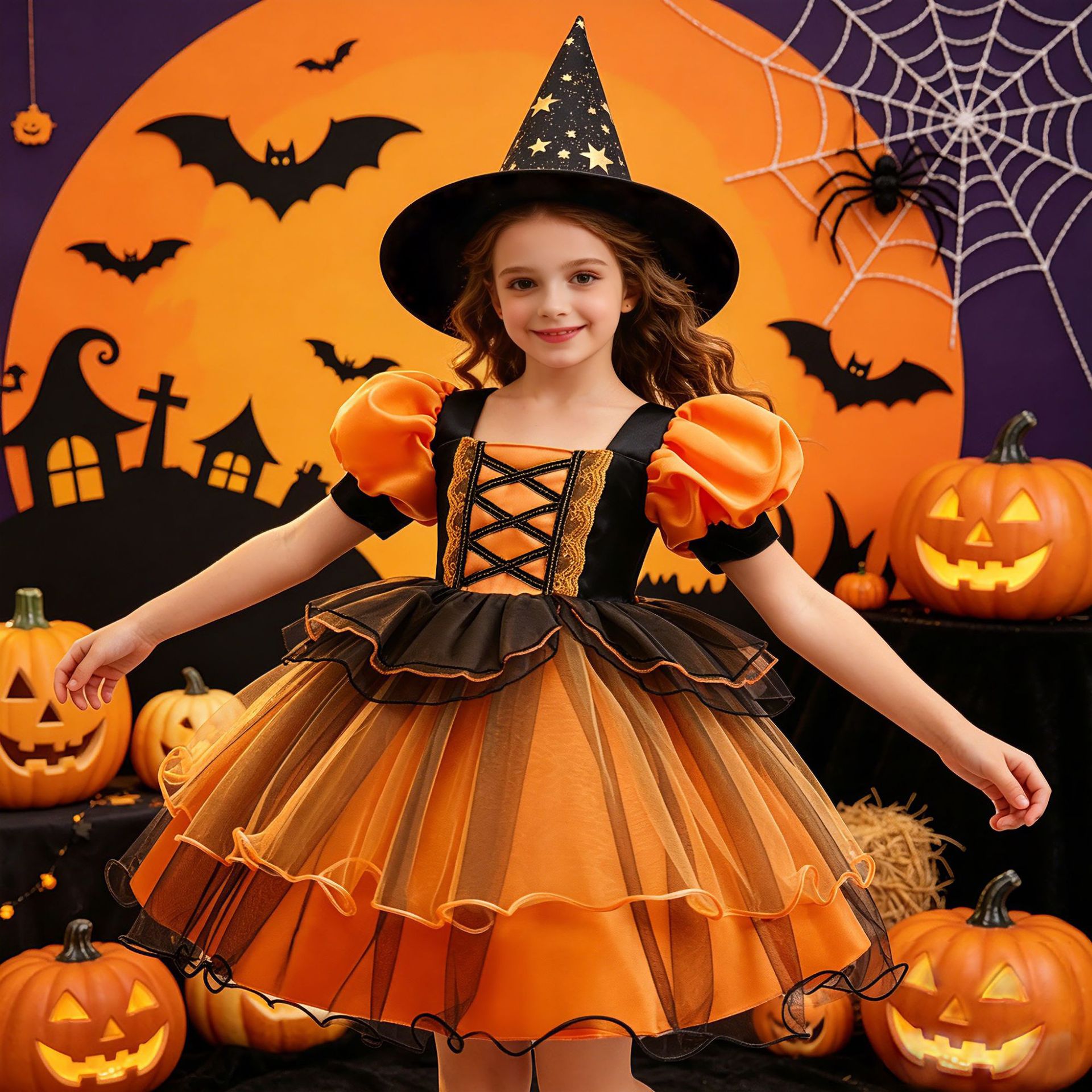 Girls Halloween Witch Costume  - Baby Tutu Skirt review and price