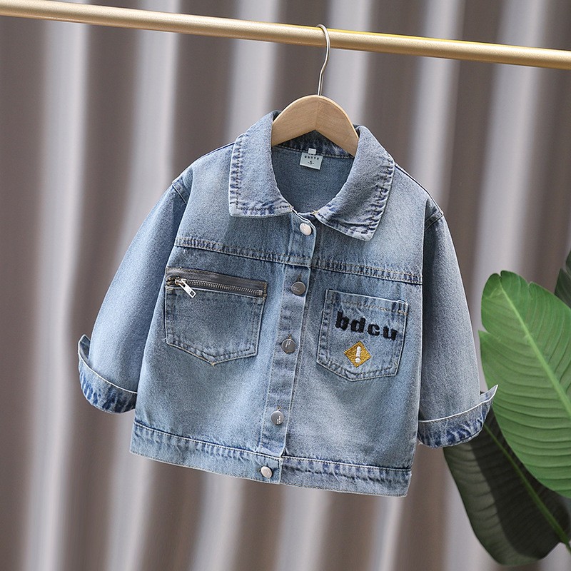 Cute Style Baby Child Denim Ja - Baby Clothing For Boys review and price