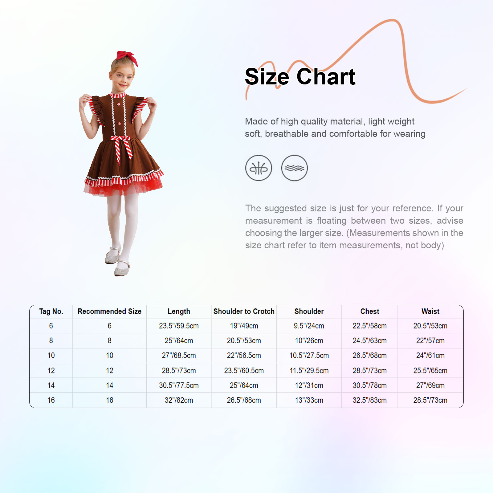 Girls Gingerbread Costume Cute - Baby Tutu Skirt review and price