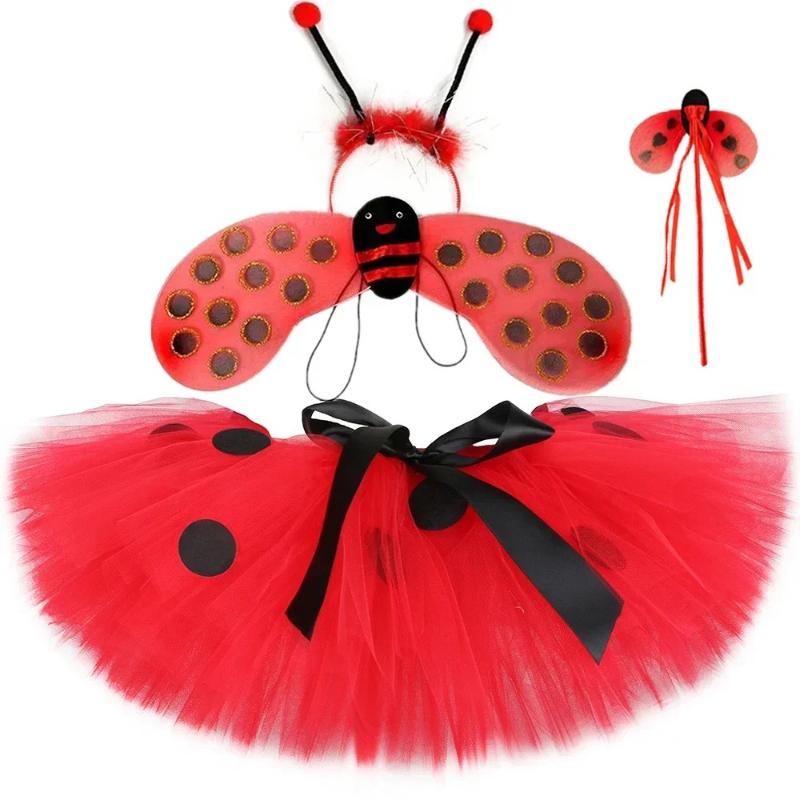 Girls Ladybird Tutu Skirt Red  - Baby Tutu Skirt review and price