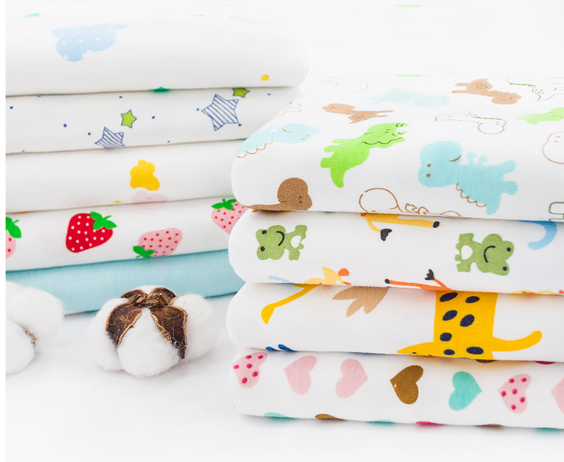 Printed Cotton Knitting Fabric - Baby Clothing Sewing review and price